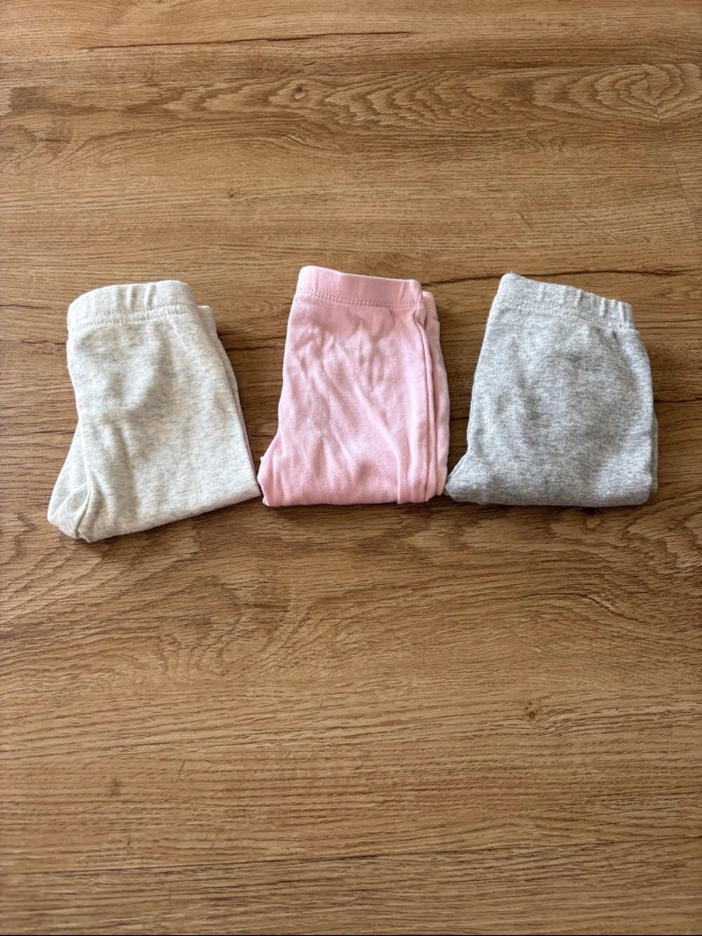 Carters 3-Pack Girls' Pants - Pink, Light Gray, Heather Gray